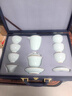 典躍汝窯茶具套裝高端大師手工可養開(kāi)片汝瓷蓋碗茶杯辦公室泡茶壺送禮 汝窯茶具套裝-天青蓋碗款 曬單實(shí)拍圖