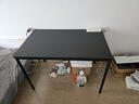 宜家（IKEA）SANDSBERG桑德貝利簡(jiǎn)約桌子臥室小型書(shū)桌小戶(hù)型辦公桌 黑色桌子110x67cm 曬單實(shí)拍圖