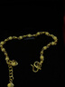 老廟黃金足金磨砂間光珠手鏈女基礎(chǔ)鏈轉(zhuǎn)運(yùn)珠復(fù)購補(bǔ)貼七夕送女友 曬單實(shí)拍圖