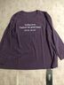 MsShe【針織棉】大碼女裝2025秋季胖mm刺繡字母顯瘦正肩長(cháng)袖T恤 【A款】果醬紫色現貨 4XL 曬單實(shí)拍圖