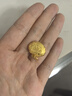 周生生黃金吊墜 足金長(cháng)命鎖寶寶周歲禮物 不含項鏈09300P 計價(jià) 3.4克 曬單實(shí)拍圖
