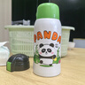 虎牌兒童雙飲316不銹鋼吸管便攜保溫保冷杯MBR-U60C 小熊貓 600ml 曬單實(shí)拍圖