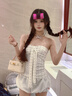 CinvaiKrose【葉一茜同款】凱莉包包女款2025年手提包女包單肩斜挎包生日禮物 奶油白【送女友老婆女生禮物走心】 曬單實(shí)拍圖