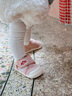 kids.ing可迪星寶寶學(xué)步棉鞋2025冬季新款1段男女?huà)胗變悍阑?粉色 19 適合腳長(cháng) 11.6-12.0cm 曬單實(shí)拍圖