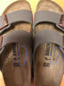 BIRKENSTOCK勃肯德國進(jìn)口男女款經(jīng)典舒適軟木Arizona雙扣拖鞋 女款灰色 38 曬單實(shí)拍圖