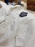 JEEP SPIRIT吉普秋冬刺繡棒球服男女美式空軍飛行員夾克情侶加棉加厚棉衣外套 白色【冬季夾棉】 XL 曬單實(shí)拍圖