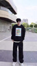 SPAO韓國同款男士休閑直筒褲春秋新款藍帽子小熊重磅衛褲SPWK25SK08LD 黑#SP藍帽子熊-貼布繡 2XL 曬單實(shí)拍圖