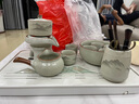 瓷牌茗茶具觀(guān)山自動(dòng)茶具整套汝窯泡茶器全套家用禮品功夫茶具排水茶盤(pán)套裝 《水墨觀(guān)山》自動(dòng)茶具六杯+道洗 曬單實(shí)拍圖