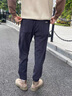 JASONWOOD高端品牌男裝休閑褲男2025秋冬季新款寬松束腳運動(dòng)加絨衛褲長(cháng)褲子 高檔深灰【現貨速達】 XL 【31/32碼】 曬單實(shí)拍圖