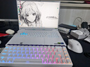 狼蛛（AULA）HERO 68HE磁軸鍵盤(pán)RT電競游戲客制化機械鍵盤(pán)有線(xiàn)RGB燈效五層填充網(wǎng)頁(yè)驅動(dòng)fps無(wú)畏契約8K回報率 側刻【形意磁軸】白色 曬單實(shí)拍圖