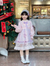 安妮優(yōu)兒（Anneyol）女童冬裝連衣裙2025新款冬季加絨洛麗塔公主裙女孩童裝春秋款裙子 粉色加絨 140 曬單實(shí)拍圖