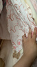 婧麒（JOYNCLEON）新生嬰兒衣服純棉秋款初生男女寶寶春秋睡衣分體打底內(nèi)衣套裝 蒲公英綠色+粉色兔子 80 cm 曬單實(shí)拍圖