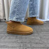 COSMICKISS雪地靴女士外穿棉鞋2025年冬季新款加絨厚底皮毛一體短筒靴子防滑 【棕色】雪地靴一腳蹬 /保暖防寒 36 曬單實(shí)拍圖