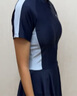安踏（ANTA）小蠻腰泳衣女士連衣裙式成人保守泳裝修身顯瘦遮肉彈力溫泉泳衣 L 曬單實(shí)拍圖