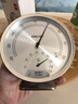 得力（deli）金屬圓盤(pán)溫濕度計 不銹鋼大棚室內高精度免電池立掛兩用 大號8812 曬單實(shí)拍圖