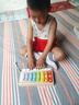 漫叮熊木制嬰幼兒童玩具 八音琴手敲琴寶寶玩具 兒童鋼琴早教敲打擊樂(lè )器 八音手敲鋼琴玩具 曬單實(shí)拍圖