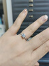 I DO鉑金PT950鉆戒1克拉微鑲牛頭培育鉆石求婚訂婚鉆石戒指送女友禮物 微鑲牛頭1克拉鉆 12號(hào) 曬單實(shí)拍圖