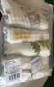 婧麒（JOYNCLEON）嬰兒口水巾毛巾純棉6層紗布小方巾柔軟兒童6條裝 30 Jyp171062 曬單實(shí)拍圖