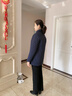梵花秀（fanhuaxiu）媽媽冬裝新款加棉外套中長(cháng)款棉服中老年人棉衣女奶奶秋冬輕薄棉襖 安可拉紅 輕薄保暖羽絨棉服 2XL 建議穿125-140斤 曬單實(shí)拍圖