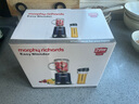摩飛電器（Morphyrichards） 摩飛果蔬榨汁機(jī)便攜式隨行果汁機(jī)水果蔬菜碎冰攪拌機(jī)配梅森杯雙杯600ML大容量榨汁杯MR9500 藍(lán)色【雙杯雙蓋】 曬單實(shí)拍圖