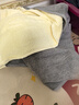 康爾馨酒店毛巾 純棉加厚吸水面巾 2條裝洗臉巾 灰+黃 75*40cm 180g 曬單實(shí)拍圖