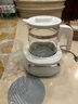 新貝恒溫水壺全玻璃 恒溫壺嬰兒沖奶 調(diào)奶器溫奶器燒水壺養(yǎng)生壺8235 曬單實(shí)拍圖