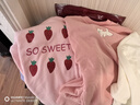 巴拉巴拉女童兒童衛(wèi)衣加絨保暖秋冬中大童刺繡內(nèi)搭上衣卡通潮208424121001 曬單實(shí)拍圖
