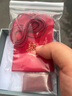 靈菲天然原礦朱砂粉真品福袋吊墜錦囊生日禮物平安符本命年男女10g 曬單實(shí)拍圖
