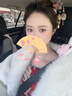 蜜凡蘇秋冬季披肩斗篷女結(jié)婚用皮草婚禮配旗袍外搭千金大衣 白披肩 均碼 曬單實(shí)拍圖