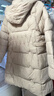 矜持范棉服女冬季2025新款媽媽冬裝棉衣冬季加厚保暖外套中長(cháng)款棉服棉襖 米白色 L 80-90斤 曬單實(shí)拍圖