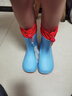 牧萌（moremerry）兒童雨鞋男女童寶寶防滑小學(xué)生水鞋小童雨靴 太空人松緊口 20碼 曬單實拍圖