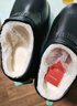 DMPD防水棉拖鞋女士EVA厚底秋冬季9CM增高防滑保暖室內居家外穿棉鞋女 黑色【EVA防水增高】 35-36 正碼【內長(cháng)225mm】 曬單實(shí)拍圖