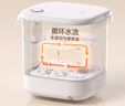 美的（Midea）泡腳桶按摩足浴盆加熱自動(dòng)按摩洗腳盆泡腳盆理療恒溫高深桶生日禮物送男女友ZL305極地白 曬單實(shí)拍圖