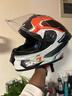 睿覓（RYMIC）摩托車(chē)頭盔全盔3C認證專(zhuān)業(yè)機車(chē)騎行頭盔跑盔男女977橙灰飛刃XL 曬單實(shí)拍圖