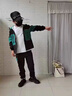 G.DUCKKIDS童裝男童秋裝套裝兒童衣服男大童外套褲子三件套男孩春秋冬季運(yùn)動(dòng) B字黑色兩件套【春秋款】 140 尺碼9~10歲【130-140cm】 曬單實(shí)拍圖