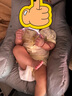 優(yōu)衡 兒童沙發(fā)嬰幼兒可愛(ài)舒適小沙發(fā)寶寶家用懶人沙發(fā)兒童座椅LRY-24 灰色【 TPU親膚棉】可換洗內膽 曬單實(shí)拍圖