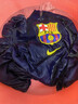 耐克NIKE男子短袖T恤 巴薩 巴塞羅那 隊徽 足球球衣HQ8401-455藍 M 曬單實(shí)拍圖
