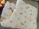 貝樂咿嬰兒衣服夾棉連體衣秋冬款加厚0-2歲男女寶寶保暖爬爬服A類睡衣 5994蘋果熊 90cm （1-2歲22-26斤） 曬單實(shí)拍圖
