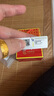 中國黃金（CHINA GOLD）光圈耳環(huán)足金時(shí)尚素圈女圓形養耳洞耳飾教師節生日禮物送女友老婆 閃耀光圈耳環(huán) 【一對】約1.2g 曬單實(shí)拍圖