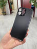 弘卓【金屬背板散熱】適用蘋(píng)果16Promax手機殼iphone16promax保護套全包防摔磨砂軟邊簡(jiǎn)約硬殼  石墨黑 曬單實(shí)拍圖