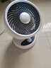 VCJ【德國品牌】空氣循環(huán)扇電風(fēng)扇家用臺式桌面節能輕音 機械旋鈕可搖頭3m線(xiàn) DQ19R 曬單實(shí)拍圖