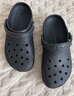 卡駱馳crocs七夕禮物檀健次同款經(jīng)典洞洞鞋輕便百搭男沙灘鞋包頭拖鞋10001 黑色-001 41 /42(260mm) 曬單實(shí)拍圖
