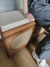竹山下?lián)Q鞋凳入戶(hù)門(mén)口高級感家用輕奢儲物鞋柜坐凳一體可坐可收納穿鞋凳 茶色丨藤編儲物款 曬單實(shí)拍圖