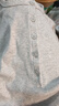 優(yōu)衣庫女裝羅紋亨利領(lǐng)T恤/長袖修身短款內(nèi)搭打底25新款479591 02 淺灰色 M /160/84A 曬單實(shí)拍圖