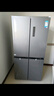 美的（Midea）慧鮮480升雙變頻一級(jí)能效十字四開(kāi)門(mén)雙開(kāi)對(duì)開(kāi)門(mén)超薄家用471姐妹款電冰箱風(fēng)冷大容量政府補(bǔ)貼20% BCD-480WSPZM(E) 曬單實(shí)拍圖
