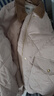 森馬（Semir）棉服女冬季中長款輕薄寬松拼接燈芯絨翻領(lǐng)插肩袖棉衣101724112007 曬單實(shí)拍圖