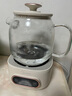 美的（Midea）花漾0膠水全玻璃全自動養(yǎng)生壺 辦公室多功能煮茶壺 燒水壺恒溫電熱水壺煮茶器花茶壺1L YS10B101 曬單實(shí)拍圖