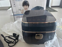 格力（GREE）鑄鐵電飯煲家用4升無(wú)涂層電飯鍋4-6人用ih電磁加熱多功能微壓力WiFi柴火飯智能煮飯鍋 4L 曬單實(shí)拍圖