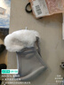 H&K冬季保暖口罩秋冬毛絨女可愛(ài)護耳護臉?lè )篮嬲?1件/袋【遠山灰】 曬單實(shí)拍圖
