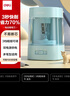 得力（deli）3檔調節粗細電動(dòng)卷筆刀刀芯升級電動(dòng)削筆機適用多種筆型削筆刀 兒童學(xué)生文具考試生日開(kāi)學(xué)禮物藍色 曬單實(shí)拍圖